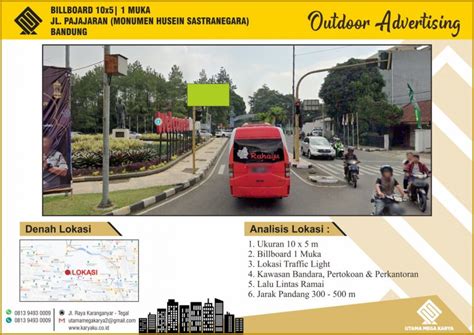 Sewa Titik Billboard Dan Baliho Di Bandung Jl Pajajaran Monumen