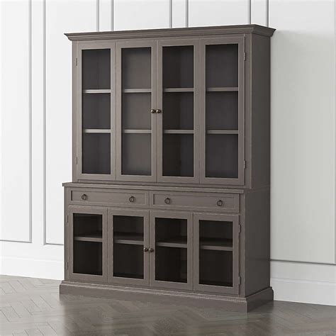 Cameo Grigio 2 Piece Entertainment Center With Glass Door Reviews