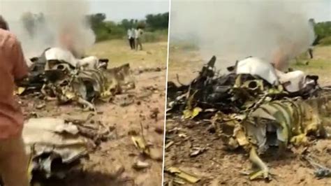 Iaf Trainer Jet Kiran Crashes In Chamarajanagar Pilots Eject Safely