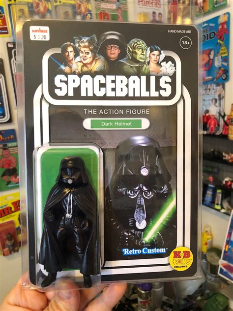 2023 Custom Spaceballs Dark Helmet Art Toy With Bubble Protector Hand Made - Etsy