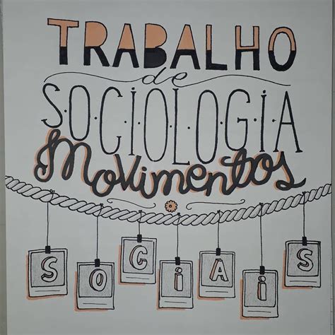 Capa De Trabalho De Sociologia Simples LIBRAIN