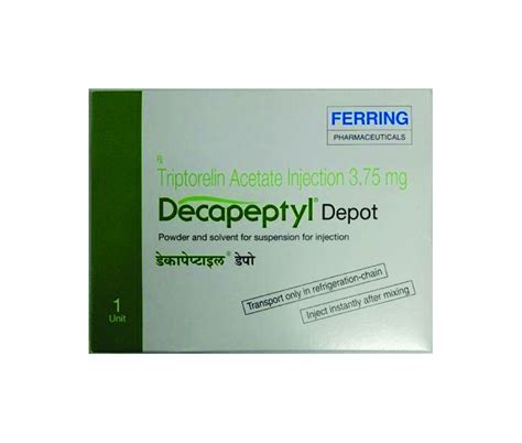 Decapeptyl Depot 3 75mg Injection Grade Medicine At Rs 5 499 Vial