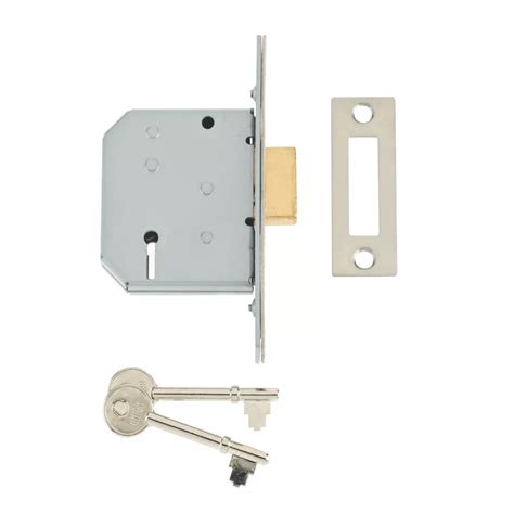 Union Lever Satin Chrome Mortice Deadlock Mm Case Mm Backset