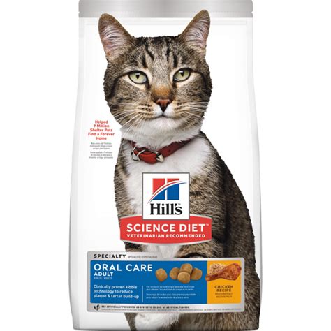 Сухой корм для кошек Hill's Science Plan способствует удалению зубного ...