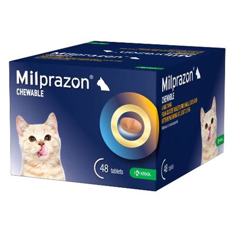 Milprazon Chewable Kitten Small Cat Mg Mg Tablets Krka