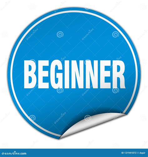 Beginner Sticker. Beginner Label Cartoon Vector | CartoonDealer.com ...