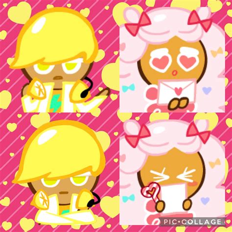 Lemon Cookie X Cotton Candy Cookie Collage By Sumthingfunky On Deviantart