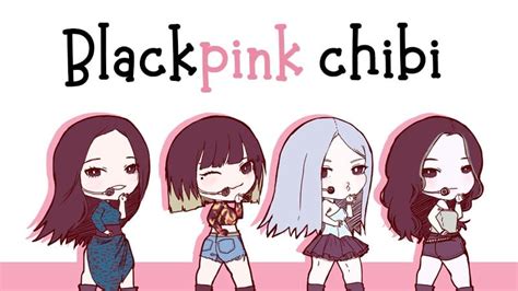 Nh Blackpink Chibi Cute H Nh N N Black Pink Chibi