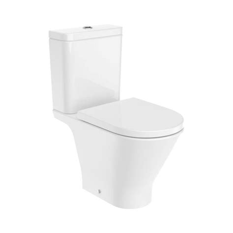 Roca Gap Round Miska WC kompaktowa stojąca Rimless 37x65 5 cm