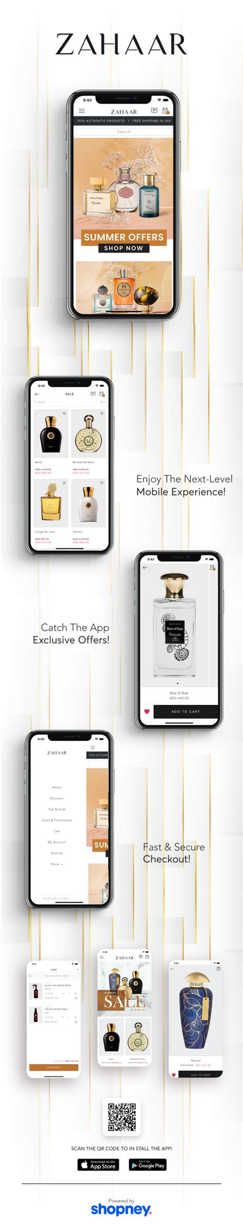 Zahaar Mobile App For Shopify Store Built With Shopney