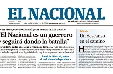 Cierra la edición impresa del único periódico que quedaba en Venezuela