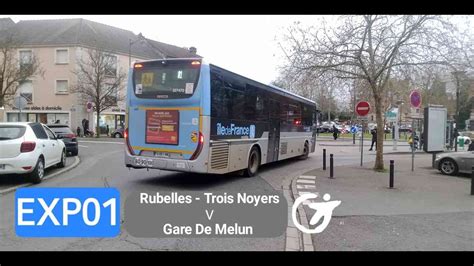 Ligne Express Trajet De Rubelles Trois Noyers Jusqu Gare De