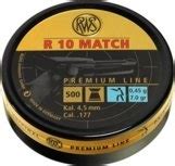 Ilma Aseluoti RWS R 10 Match Pistooli 4 50 Mm 0 45 G 500 Kpl