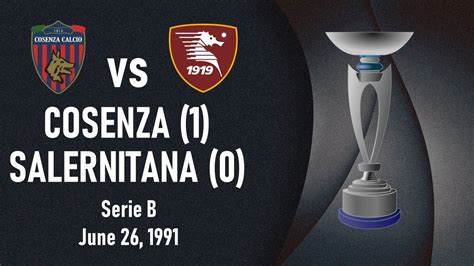 Cosenza Vs Salernitana Serie B 1990 1991 Spareggio Salvezza Full