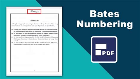 How To Add Bates Numbering In PDF Using Pdfelement YouTube