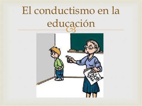 Teor A De La Educaci N Teor A Del Conductismo