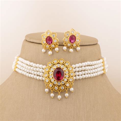 Pearl Choker Set – Shri Krishna Pearls