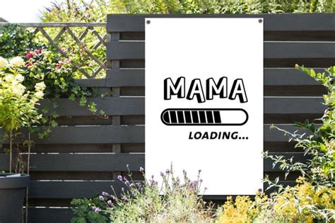 Tuinposter Tuindoek Tuinposters Buiten Moeder Quotes Mama