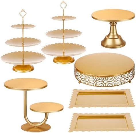 Amazon Yaomiao 7 Pcs Cake Stands Set Dessert Table Stand Set 3