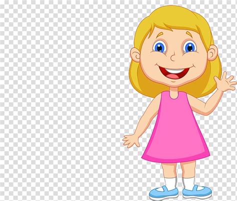 Boy Girl , Hello yellow cartoon girl transparent background PNG clipart ...