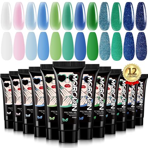 Amazon Morovan Poly Gel Nail Kit Poly Gel Nail Polish Kit