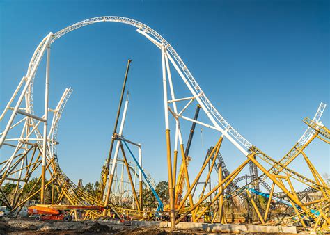 Hyperia Construction Updates Thorpe Parks New Rollercoaster For 2024