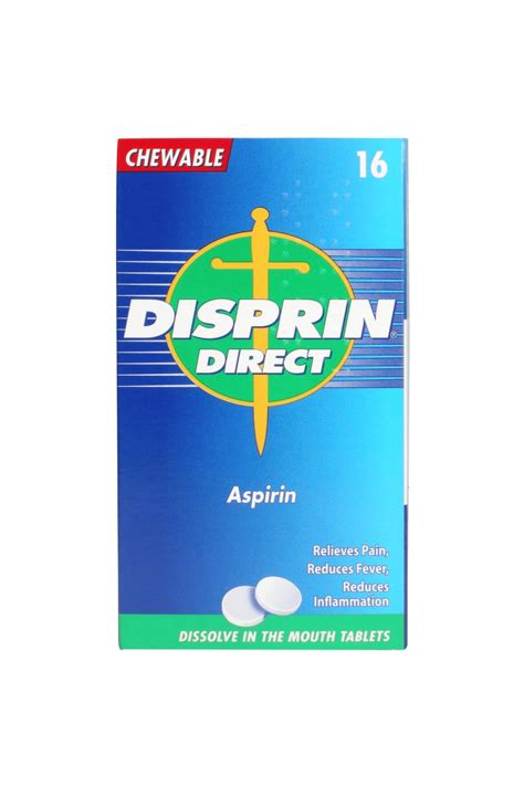 Disprin Direct 16 Chewable Tablets Pain Relief Allcures