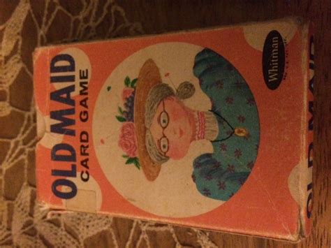 Old Maid Card Game Whitman 4109 Complete Set Antique Price Guide