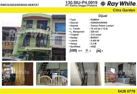 DIJUAL RUMAH MURAH TAMAN PALEM LESTARI CENGKARENG 2022 05 0025 HENTAT