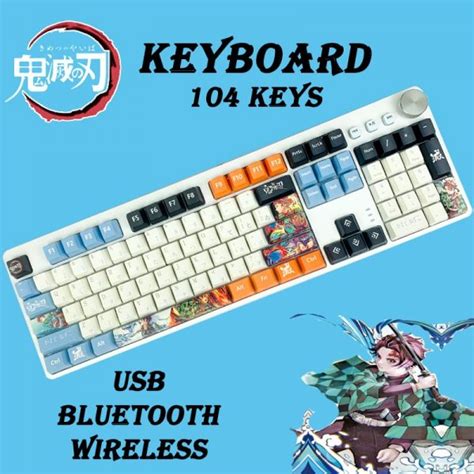 Demon Slayer Anime Keycaps Hot Swap Mechanical Keyboard Anime Keycaps