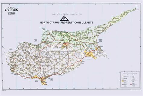 Northern Cyprus Map