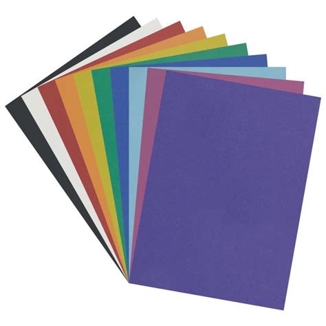 Pacon Poster Board Class Pack 10 Assorted Colors 22 X 28 1 Sheet