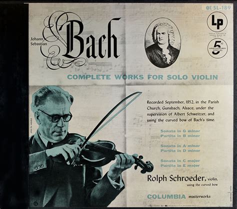 Schroeder Ralph Bach Solo Sonatas Partitas R La Tracks