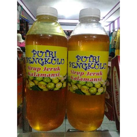 Jual Sirup Jeruk Kalamansi Original Khas Bengkulu Liter Ml