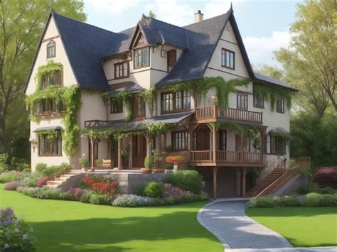 Premium Ai Image The Dream House