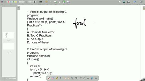 Predict The Output Of C Program Tricky C Codes For Beginners