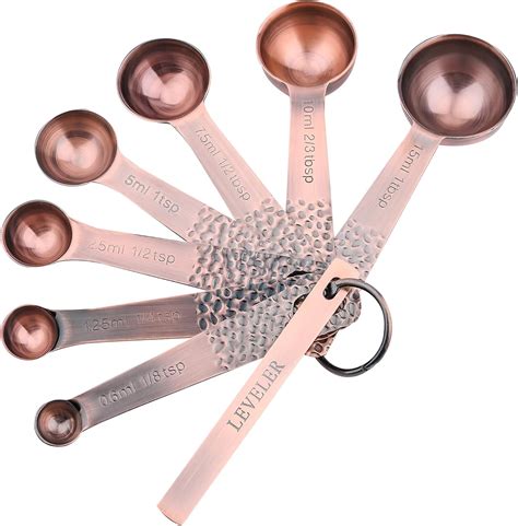 Amazon Smithcraft Measuring Spoons Set Copper Measuring Spoons