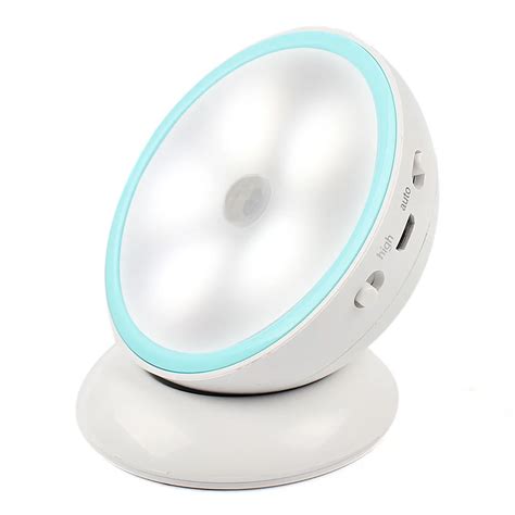 Motion Sensor Degree Night Light Rotation Human Body Induction Lamp