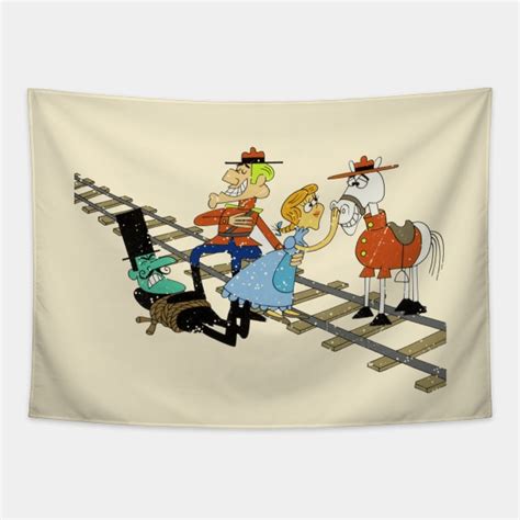 Dudley Do-Right, Nell, Horse and Snidely Whiplash - Dudley - Tapestry ...