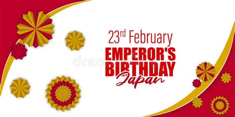 Emperor`s Birthday Japan - Vector Illustration Stock Vector ...