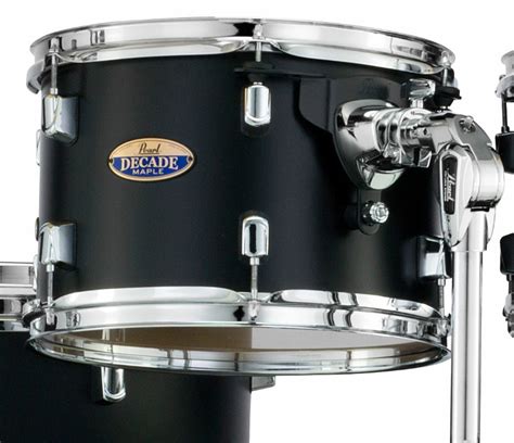 Pearl Decade Maple Five Piece Shell Pack Kit In Satin Slate Black No