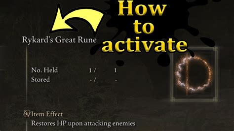 How To Activate Rykard S Great Rune Divine Tower Of West Altus Elden