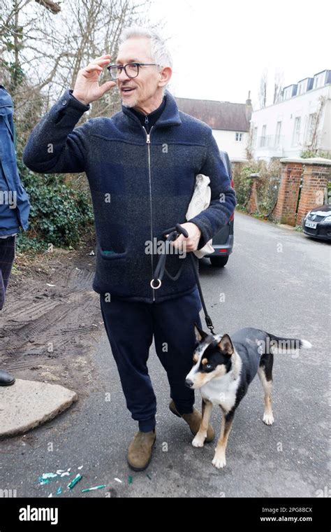 Gary Lineker Leaves His Home In South London This Morning Image Shot