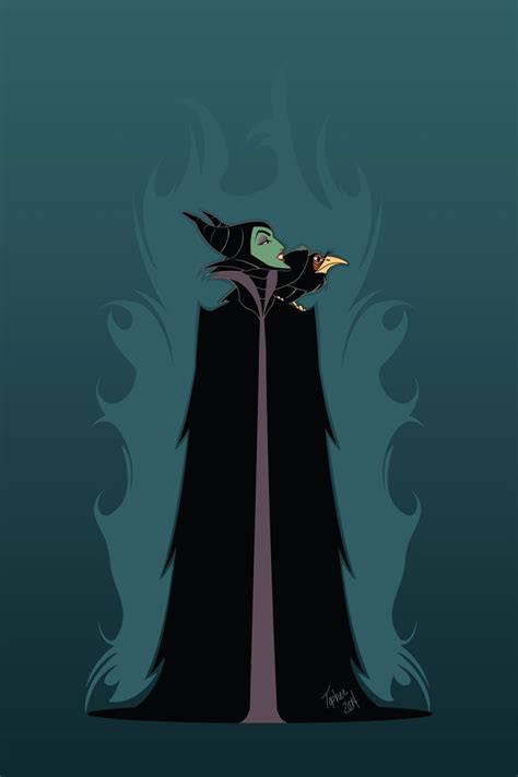 New Maleficent and her Raven art by Topher Adam Busenburg of ...