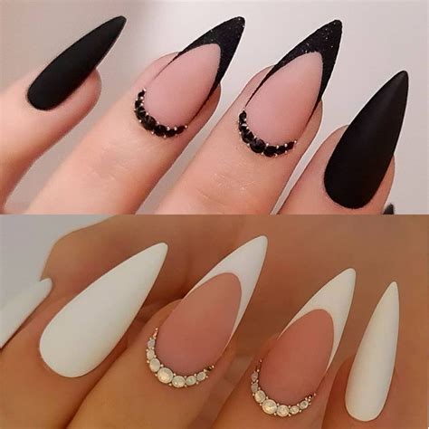 Alina Hoyo Nail Artists Instagram Post Black Or White I Don T