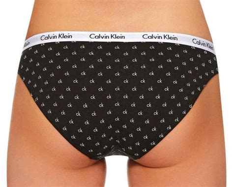 Calvin Klein Women S Carousel Bikini Briefs Pack Red Grey Black Ebay