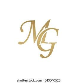 Mg Initial Monogram Logo Vector De Stock Libre De Regal As