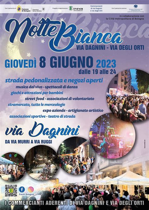 Notte Bianca In Via Dagnini Confcommercio Ascom Bologna