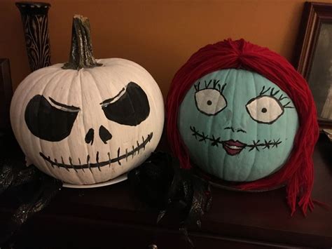 Nightmare Before Christmas Painted Pumpkins Pumpkin Decorating