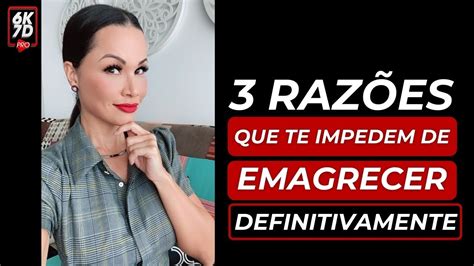 3 razões que te impedem de emagrecer definitivamente YouTube